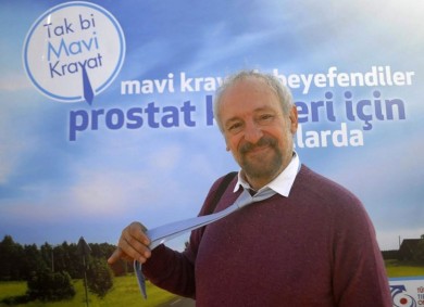 Centilmenler prostat kanseri farkındalığı için sürdü