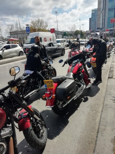 Harley ve Davidson'un ruhu İstanbul Boğazı’nda
