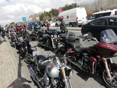 Harley ve Davidson'un ruhu İstanbul Boğazı’nda