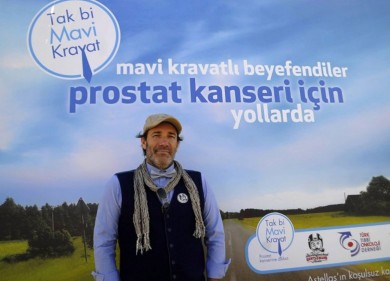 Centilmenler prostat kanseri farkındalığı için sürdü