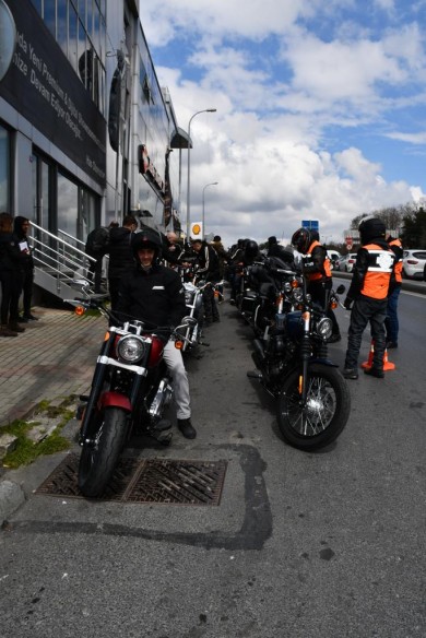 Harley ve Davidson'un ruhu İstanbul Boğazı’nda