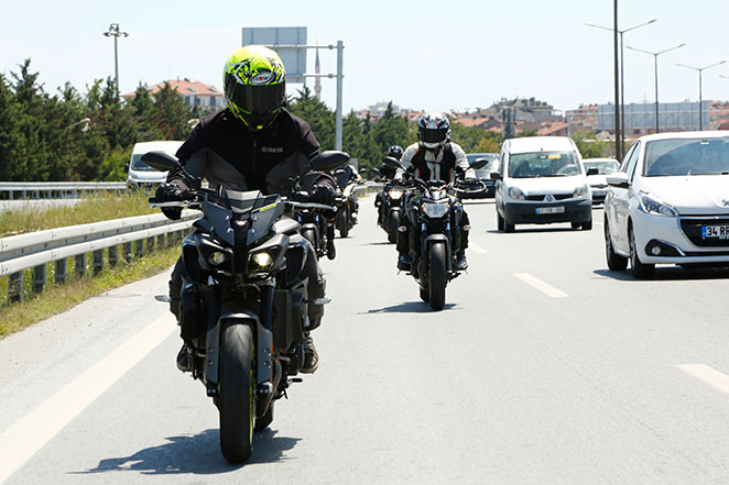 Yamaha MT’ler İstanbul sokaklarında