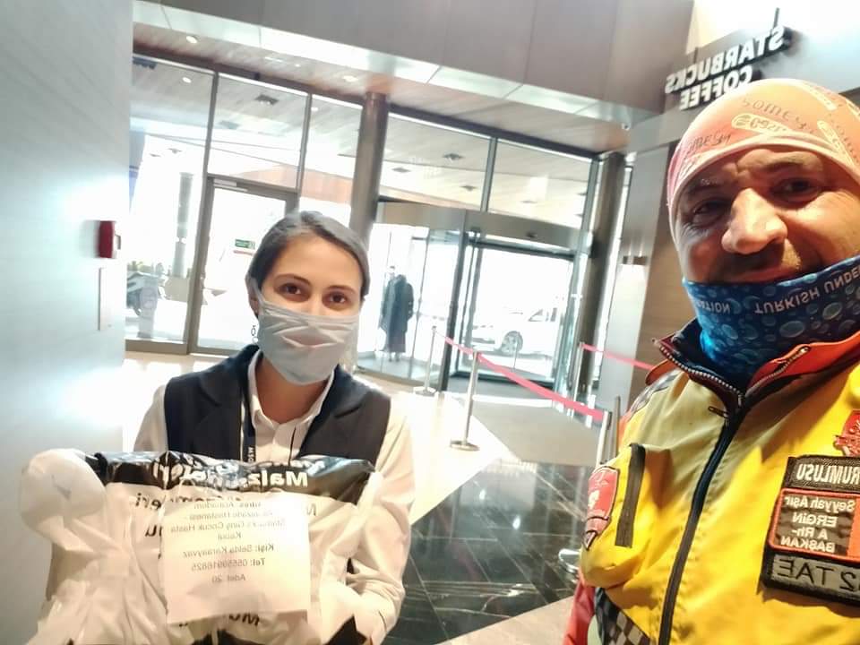 3 boyutlu desteği motosikletliler taşıyor