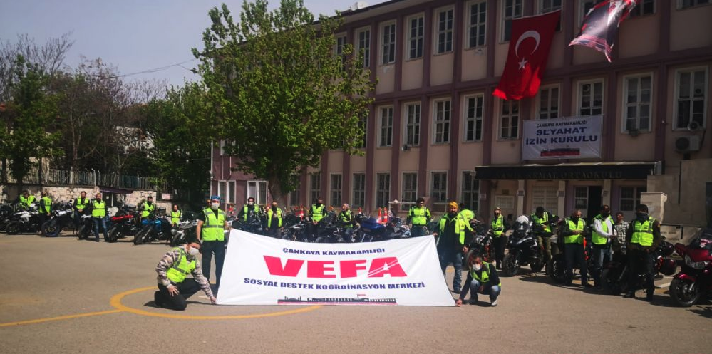 iki teker sevdalıları görev başında