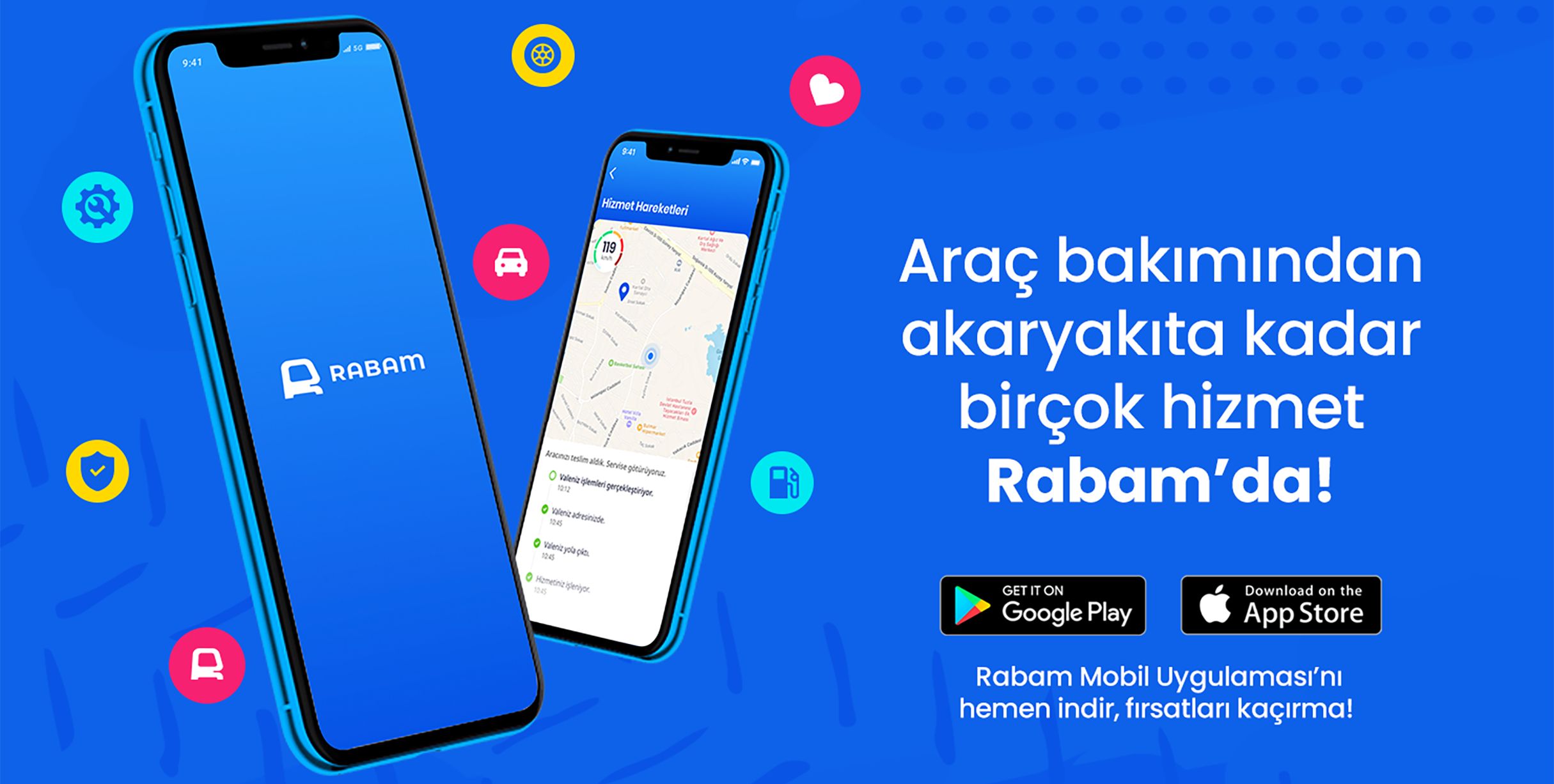 Yeni nesil araç uygulaması Rabam hizmete açıldı