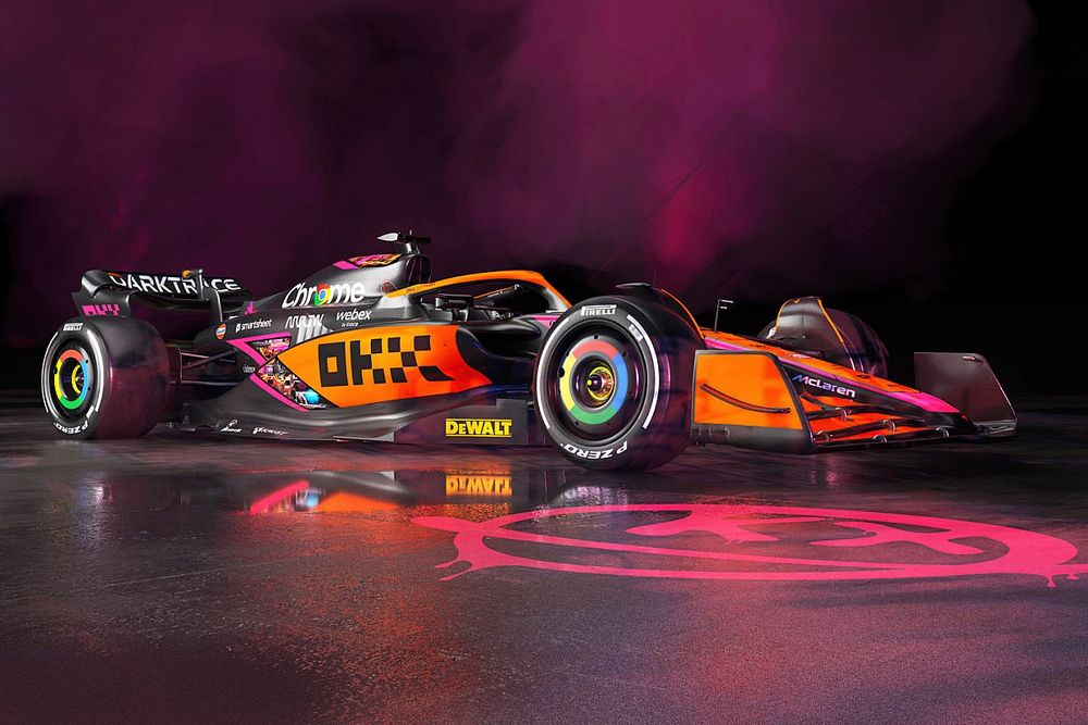 F1 Takımı McLaren’dan kripto temalı renk düzeni